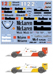 [사전 예약] SHK-D431 1/20 McLaren MP4/2C 1986 PORTUGESE for Nunu Shunko Decals