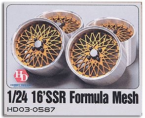 [사전 예약] HD03-0587 1/24 16' SSR Formula Mesh Wheels (Resin+Metal Wheels)