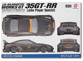 [사전 예약] HD03-0588 1/24 LB-Silhouette Works GT 35GT-RR (John Player Special) Full Detail Kit (Resin+PE+Decals