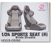 [사전 예약 ~6/5일] HD03-0592 1/24 Sports Seats (H) Edirb Stradia (Resin+Decals+PE)