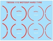 [사전 예약 ~3/28일] TBD200 1/12 MOTOGP HARD TYRE DECALS & ALL MOTO GP TBD200 TB Decals