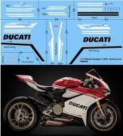 TBD282 1/12 Ducati Panigale 1299 S Anniversario Decals Decal TBD282 TB Decals