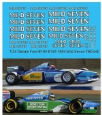[사전 예약] TBD440 1/24 Decals Benetton Ford B194 B195 1994 Mild Seven Michael Schumacher Decal TB TB Decals