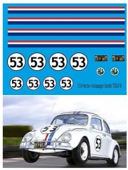 [사전 예약 ~3/28일] TBD478 1/24 Herbie Decals for Volkswagen Beetle TB Decal TBD478 TB Decals
