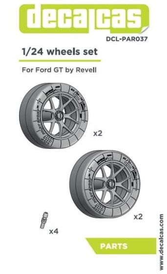 [사전 예약] DCL-PAR037 1/24 BBS Rims and tyres for Ford GT