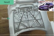 ZD137 Nissan GT-R R33 hood structure