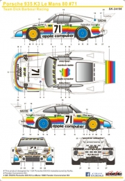 SK24106 1/24 Porsche 935 K3 Le Mans 80 Team Dick Barbour Racing