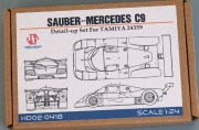 [사전 예약 ~3/23일] HD02-0418 1/24 Sauber-Mercedes C9 Detail-up Set For T 24359 （PE+Metal parts+Resin）
