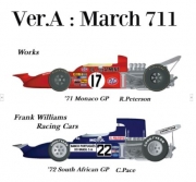 K248 1/20 March 711 Works & Frank Williams Team Ver.A