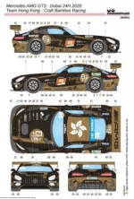 24031 1/24 Mercedes AMG GT3 - Dubai 24H 2020 Team Hong Kong - Craft Bamboo Racing