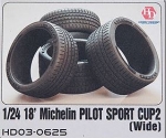 [사전 예약] HD03-0625 1/24 18' Michelin Pilot Sport Cup 2 Tires （Wide）