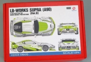 [사전 예약 ~6/5일] HD03-0605 1/24 LB-Works Supra (A90)(Ver.B) Trans-Kit (Resin+PE+Decals+Metal parts+Metal Logo)