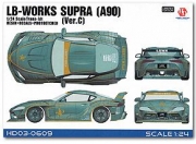 [사전 예약 ~3/23일] HD03-0609 1/24 LB-Works Supra (A90)(Ver.C) Trans-Kit (Resin+PE+Decals+Metal parts+Metal Logo)