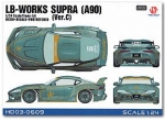 [사전 예약] HD03-0609 1/24 LB-Works Supra (A90)(Ver.C) Trans-Kit (Resin+PE+Decals+Metal parts+Metal Logo)