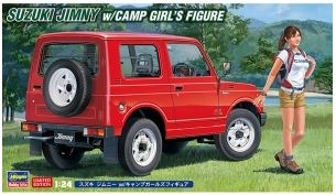 [사전 예약] 52301 1/24 Suzuki Jimny w/Camp Girl's Figure