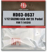 [사전 예약 ~1/24일] HD03-0637 1/12 Suzuki GSX-RR’20 Pedal For Tamiya 14139