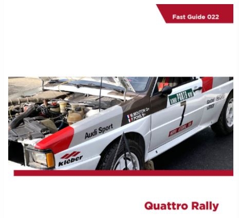 KOM-FG022 Fast Guide Quattro Rally Komakai
