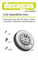 [사전 예약] DCL-PAR052 1/24 Speedline snow wheels set