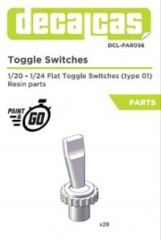 DCL-PAR056 1/20 - 1/24 Flat toggle switches - Type 1