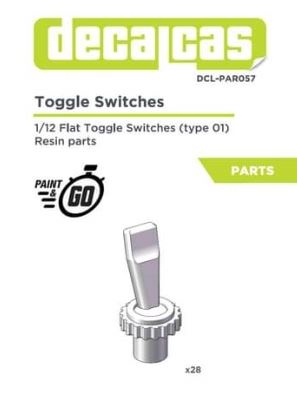 [사전 예약] DCL-PAR057 1/12 Flat toggle switches - Type 1
