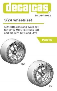 [사전 예약] DCL-PAR062 1/24 BMW M8 GTE - BBS rim + Michelin tyres