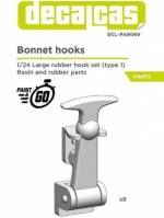 [사전 예약] DCL-PAR069 1/24 Large Rubber bonnet hooks - Type 1