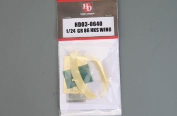[사전 예약] HD03-0640 1/24 GR86 HKS Wing (Resin+PE+Metal parts)