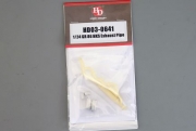 HD03-0641 1/24 GR86 HKS Exhaust Pipe(Resin+Metal parts)