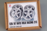 [사전 예약 ~6/5일] HD03-0642 1/24 18' Rays Volk Racing 21C Wheels (Resin+Metal Wheels)