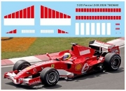 TBD660 1/20 Barcode Decals X Ferrari F1 248 2006 Schumacher Massa TB Decal TBD660