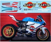 TBD566 1/4 DECALS X DUCATI PANIGALE 1199 S MARTINI LIVERY TB DECAL TBD566