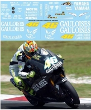 [사전 예약 ~6/9일] TBD619 1/4 Decals Test Bike 2004 Yamaha YZR M1 Valentino Rossi TB Decal TBD619