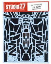 ST27- CD20009 1/20 F2012 Carbon decal for FUJIMI F2012 STUDIO27 【Carbon Decal】