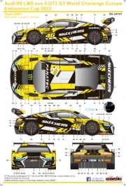 SK24141 1/24 Audi R8 LMS evo II GT3 GT World Challenge Europe Endurance Cup 2022 Team WRT #46