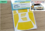 ZD163 Window & light painting masks - Opel Calibra V6 DTM