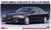 [사전 예약] 20582 1/24 Toyota Corolla Levin AE101 GT APEX w/Lip Spoiler