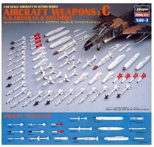 36003 1/48 Aircraft Weapons C : US Missiles & Gun Pods