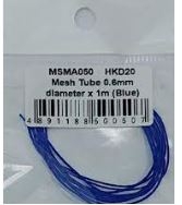 MSMA050 Mesh Tube 0.6mm diameter x 1m (Blue)
