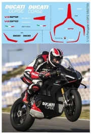 TBD755 1/12 Decals Ducati Panigale V4 SP2 2022 TB Decal TBD755