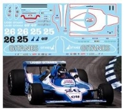 [사전 예약 ~12/4일] TBD746 1/20 Decals X Ligier JS11 1979 1980 TB Decal TBD746