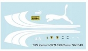 [사전 예약 ~12/4일] TBD649 1/24 Decals Puma livery x Ferrari 599 GTB TB Decal TBD649