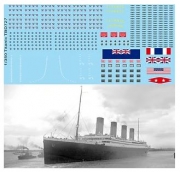 TBD727 1/350 Details Decals X Titanic TB Decal TBD727