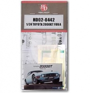 [사전 예약 ~3/23일] HD02-0442 1/24 Toyota 2000GT For A （PE+Metal parts+Resin）