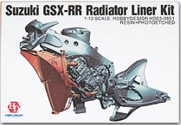 [사전 예약] HD03-0651 1/12 Suzuki GSX-RR Radiator Liner Kit (Resin+PE+Metal parts )