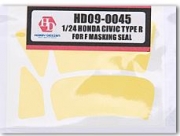 HD09-0045 1/24 Honda Civic Type R For F Masking Seal