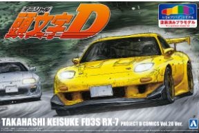 [사전 예약] 06402 1/24 Initial D Keisuke Takahashi FD3S RX-7 Project D Volume 28 Specifications