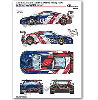 [사전 예약] 24064 1/24 Audi R8 LMS Evo Team Sainteloc Racing/WRT – 8H Indianapolis 2021 Winner