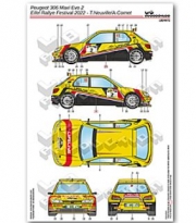 [사전 예약] 24071 1/24 Peugeot 306 Maxi Evo 2 Eifel Rallye Festival 2022 - T.Neuville/A.Cornet