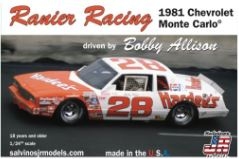 1981C 1/24 NASCAR '81 Chevrolet Monte Carlo Rally Bobby Allison Ranier Racing