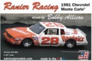 [주문시 입고] 1981C 1/24 NASCAR '81 Chevrolet Monte Carlo Rally Bobby Allison Ranier Racing